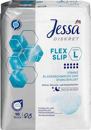 Inkontinencia pelenka, L-es méret, súlyos inkontinencia esetére Jessa DISKRET