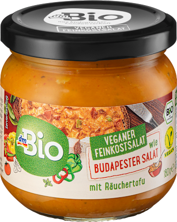 Veganer Feinkostsalat wie Budapester Salat dmBio