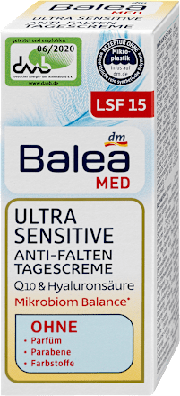 Przeciwzmarszczkowy krem na dzień Ultra Sensitive Balea med