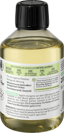 alverde Olej do płukania jamy ustnej, 200 ml alverde NATURKOSMETIK