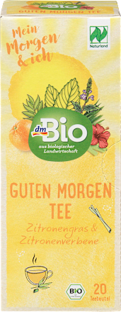 Kräuter-Tee, Guten Morgen Tee (20 x 1,5 g), Naturland dmBio
