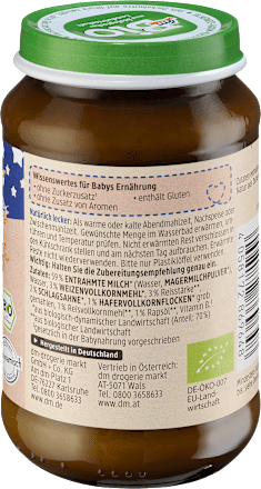 Kaszka mleczna na dobranoc 3 zboża, od 6. miesiąca życia dmBio