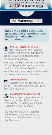 Krem na noc Ultra Sensitive Balea med