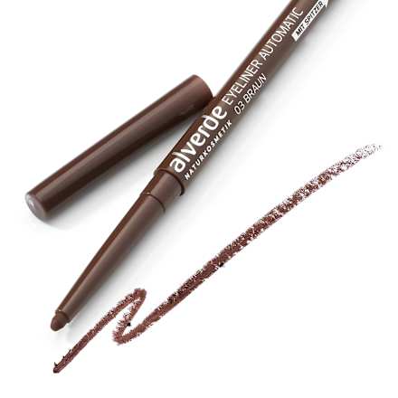 Eyeliner Automatic 03 Braun alverde NATURKOSMETIK