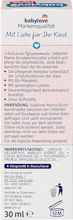 Brustwarzensalbe babylove Mama