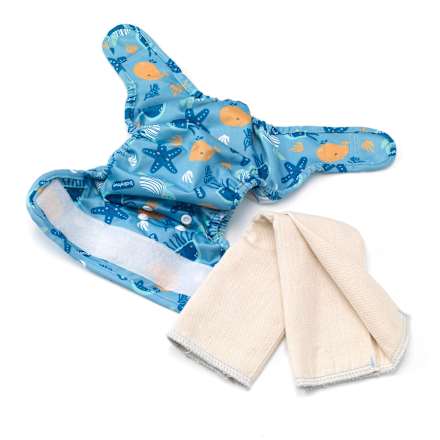 Stoffwindel-Set Unterwasserwelt babylove