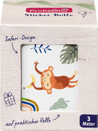 Sticker auf  Rolle 3m Profissimo