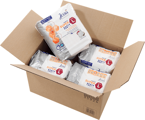 Pants Inkontinenz Gr. L Super, Vorteilspack (4x12 St) Jessa DISKRET