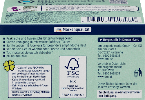 Влажна тоалетна хартия Classic Sensitive Sanft&Sicher