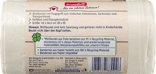 Kese za smeće sa ručkama, 20l Profissimo