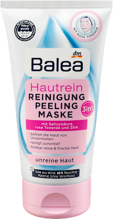 Hautrein 3in1 Reinigung Peeling Maske Balea