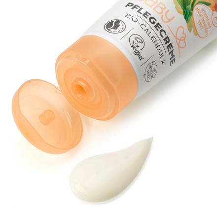 Baby Pflegecreme für Gesicht & Körper Bio-Calendula alverde BABY