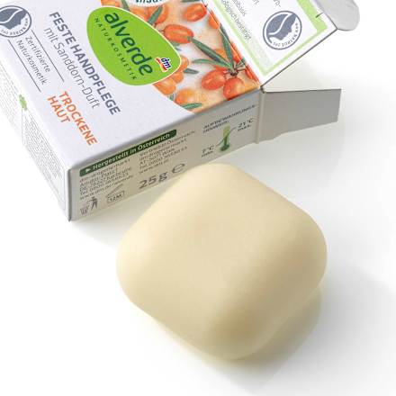 Feste Handpflege mit Sanddorn-Duft alverde NATURKOSMETIK