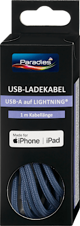 Kabel ładujący USB-A - Lightning, 1 m Paradies