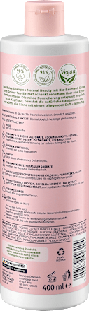 Shampoo Natural Beauty Bio-Baumwoll-Extrakt und Grüner-Tee-Extrakt Balea