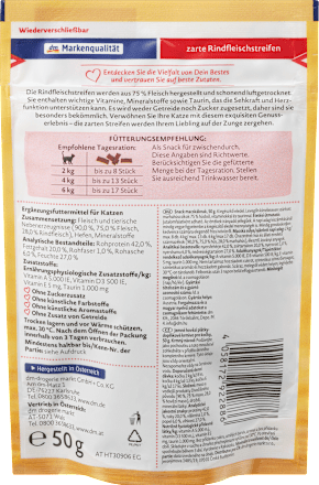 Exquisit zarte Rinderfleischstreifen Dein Bestes