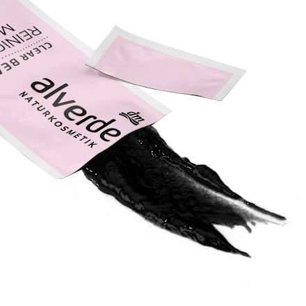 Gesichtsmaske Clear Beauty mit Aktivkohle alverde NATURKOSMETIK