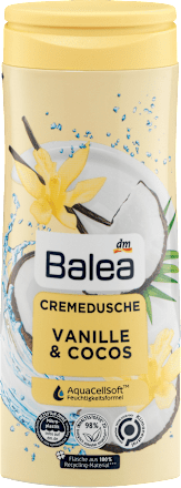 Cremedusche Vanille und Cocos Balea