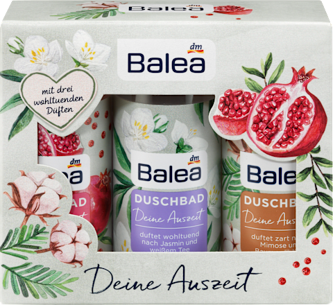 Geschenkset Deine Auszeit Duschgel 3 x 100ml Balea
