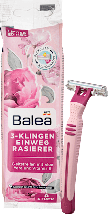 3-Klingen Einwegrasierer Balea