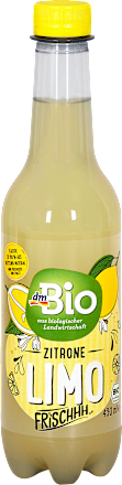 Erfrischungsgetränk Limo Zitrone dmBio