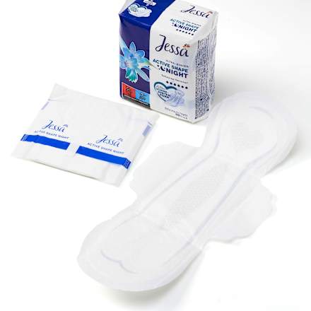 Podpaski higieniczne  Ultra, Active Shape Night Jessa