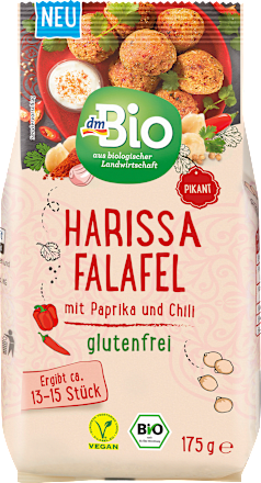 Trockenmischung Harissa-Falafel dmBio