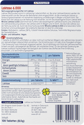 Laktaza 6.000 Mivolis