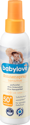 Spray do opalania dla dzieci SPF 50+ babylove