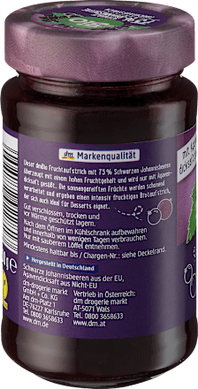 Produkt owocowy z czarnej porzeczki 75% dmBio