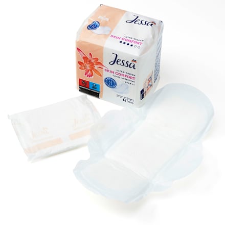 Превръзки с крилца Ultra Skin Comfort, нормални Jessa