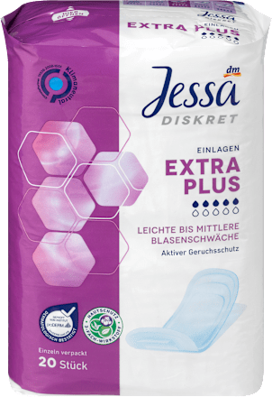Einlagen Inkontinenz Extra Plus Jessa DISKRET
