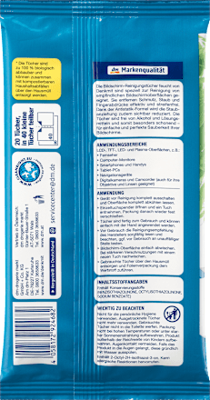 Feuchte Reinigungstücher für Bildschirm Denkmit