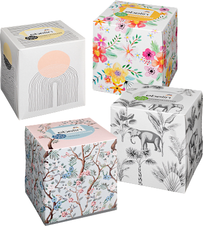 Kosmetiktücher Box Design ebelin