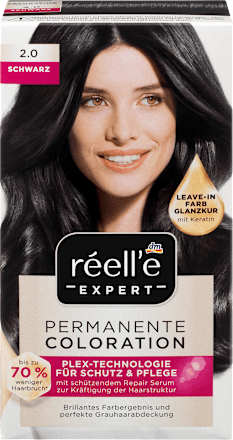 Permanentna farba do włosów 2.0 czerń réell‘e EXPERT