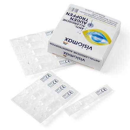 Antiallergische Augentropfen 10 Ampullen à 0,5 ml Visiomax