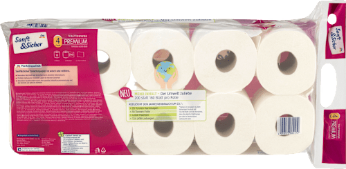 Premium toaletni papir, 4-slojni Sanft&Sicher