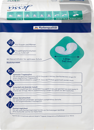 Vorlagen Inkontinenz Maxi Lang Jessa DISKRET