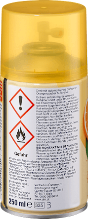 Lufterfrischer Automatisches Duftspray Orangenzauber & Zitrone Nachfüllpack Denkmit