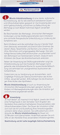 Inhalationslösung, 30 x 2,5 ml Mivolis