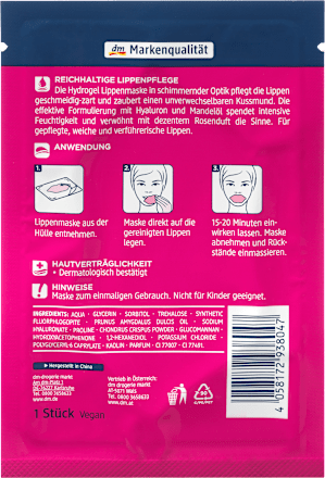 Lippenmaske Hydrogel Balea