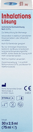 Inhalationslösung, 30 x 2,5 ml Mivolis