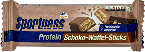 Beljakovinska rezina z vaflji s polnilom iz kakavove kreme  Sportness