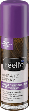 Sprej za koren kose, svetlo do srednje smeđe réell‘e