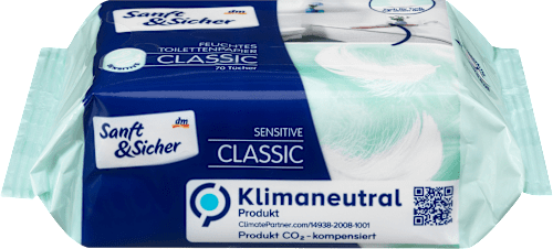Papier toaletowy nawilżany Classic Sensitive Sanft&Sicher