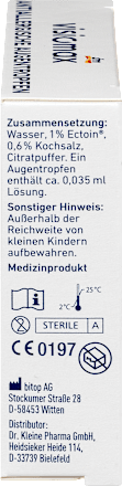 Antiallergische Augentropfen 10 Ampullen à 0,5 ml Visiomax