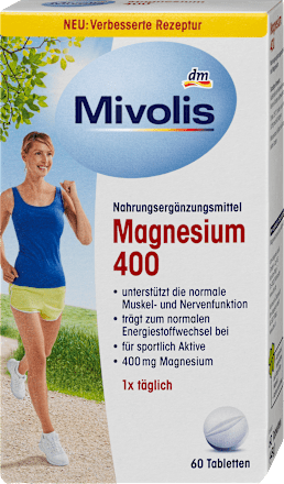 Magnezijum 400, tablete, dodatak ishrani Mivolis