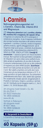 Капсули L-карнитин, 60 капсули Mivolis