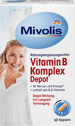 Vitamin B Komplex Depot, Kapseln 60 St Mivolis
