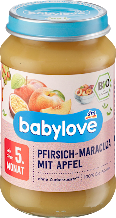 BIO kašica od breskve, marakuje i jabuke, 5+ mj. babylove
